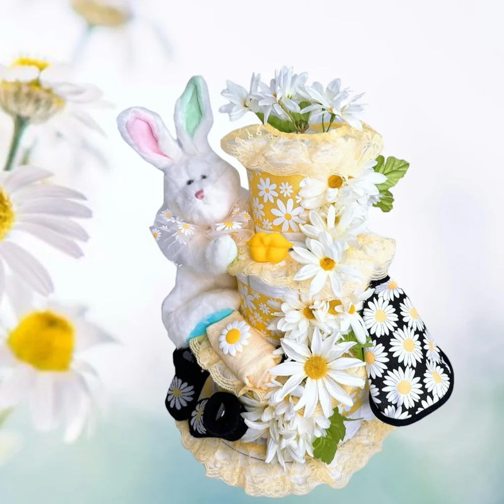 Bunny Diaper Cake, Easter Baby Shower